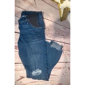 Isabel Maternity Distressed Jeans